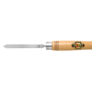 Abverkauf Kirschen Drechselbeitel 4 mm, kurz, Abstechstahl, mit Weißbuchenheft