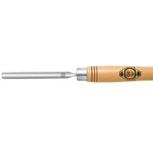 Zertifiziert Kirschen Drechselbeitel 12 mm, kurz, hohl, mit Weißbuchenheft
