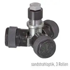 J. König Stockeinrichtung Ø 150 mm, Sandstrahloptik, 3 Stockrollen Must-Have