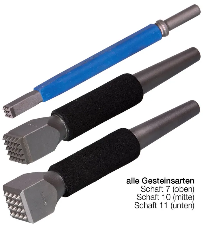 J. König Druckluft-Stocker REXID ERGO Formplatte 10 x 10 mm, 9 Zähne, Schaftform 7 Billig