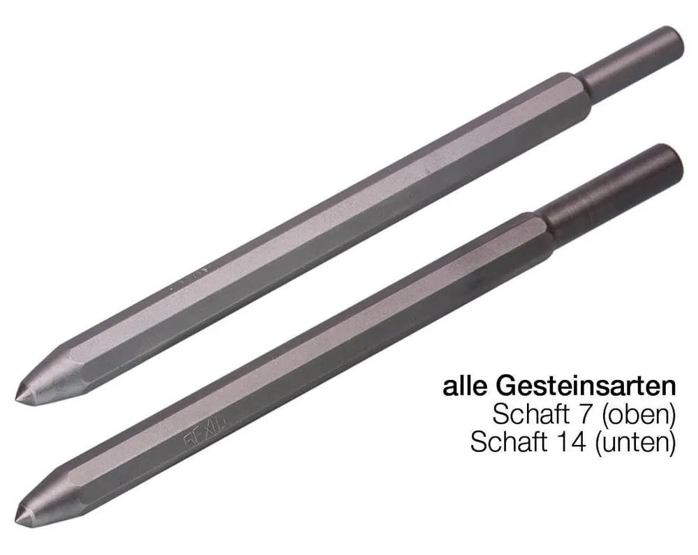 Sofort Bestellen J. König Druckluft-Spitzeisen REXID, Schaftform 14 Stahlstärke: 12 mm