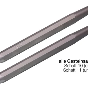 Letzte Chance J. König Druckluft-Spitzeisen REXID, Schaftform 10 Stahlstärke: 18 mm