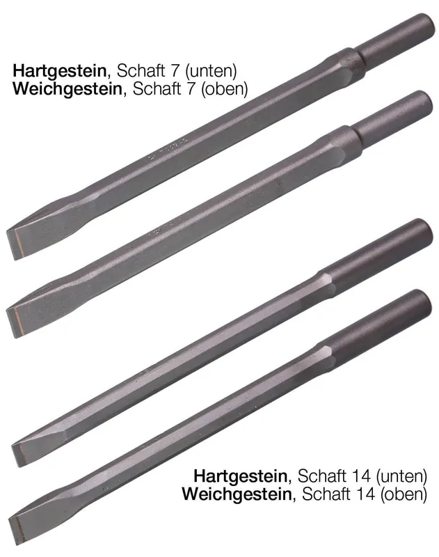 J. König Druckluft-Schrifteisen REXID Weichgestein, 7 Schneidenbreite: 6 x 6 mm Neue Ware