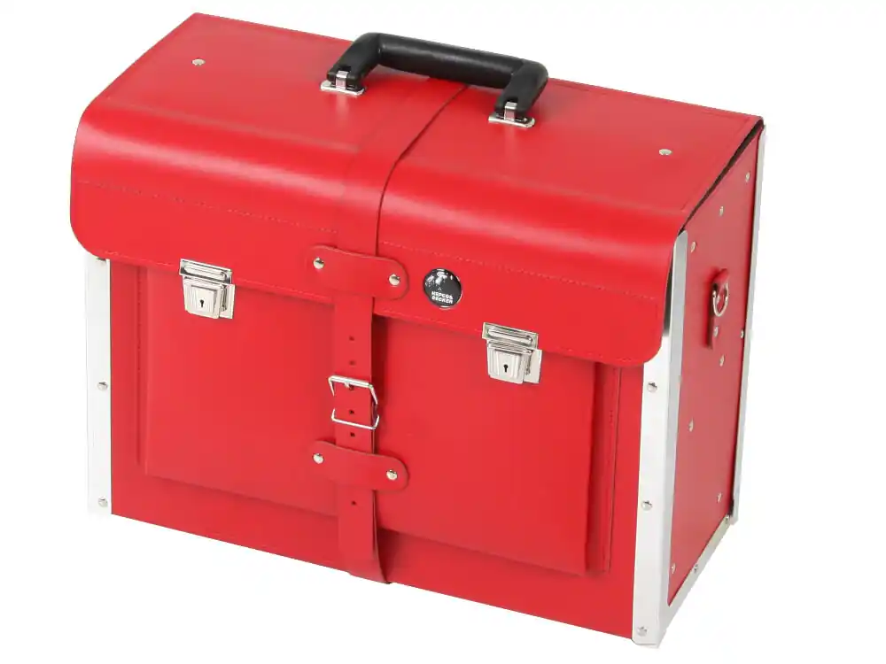 HEPCO & BECKER Werkzeugtasche FAVORIT Rindleder 450 x 190 x 340 mm Farbe: rot Angebot