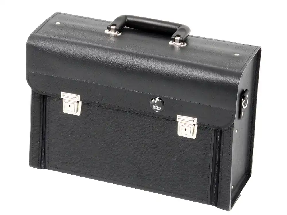 Kracherpreis HEPCO & BECKER Werkzeugtasche FAVORIT Rindleder 400 x 145 x 280 mm