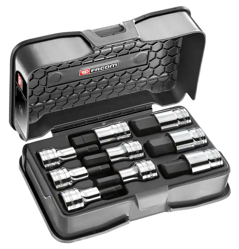 FACOM Steckschlüssel-Satz 1/2 Zoll, 6-kant, 9-tlg Billig