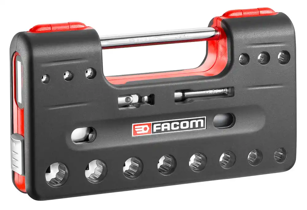 Beliebt FACOM Steckschlüssel-Set 1/2 Zoll D-Box, 21-tlg mit 12-Kant Schlüsseln