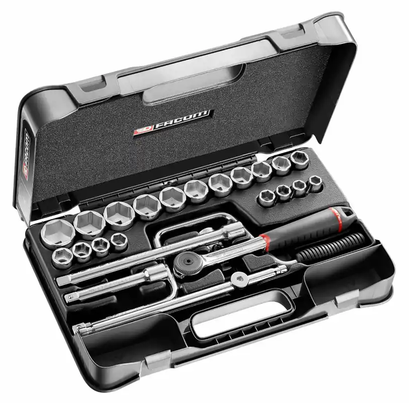 Must-Have FACOM Steckschlüssel-Set 1/2 Zoll, 6-kant, 25-tlg