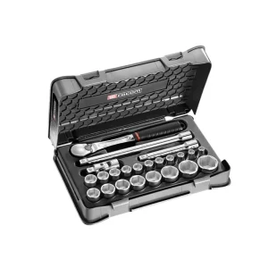 Top-Seller FACOM Steckschlüssel-Set 1/2 Zoll SL.161, 23-tlg