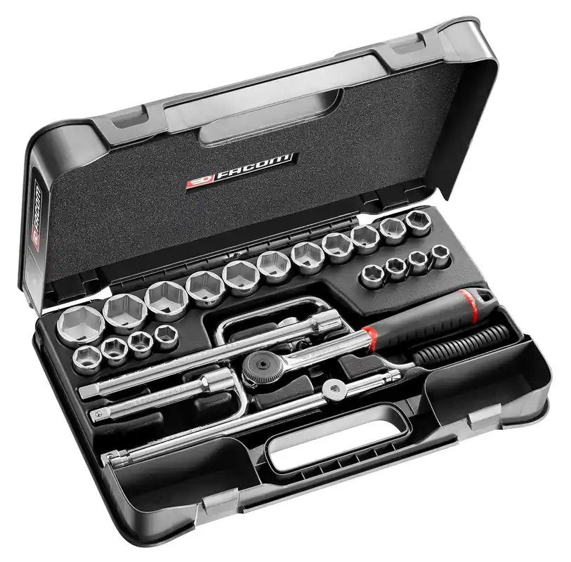 Nur Für Kurze Zeit FACOM Steckschlüssel-Set 1/2 Zoll S.161B, 23-tlg