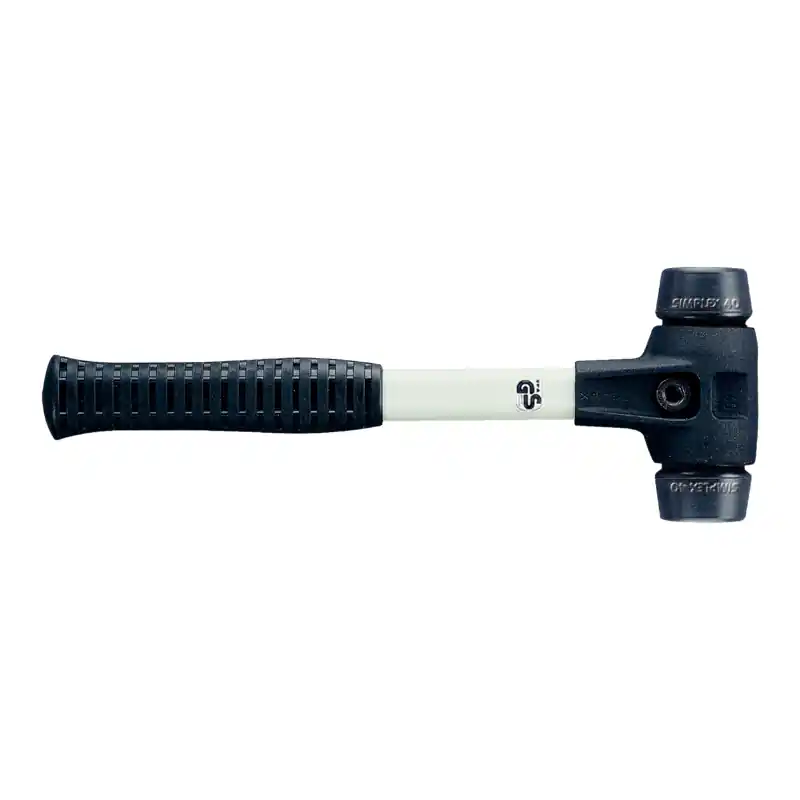 Sofort Bestellen HALDER Simplex-Schonhammer C, Gummi, Ø 80 mm Fiberglasstiel