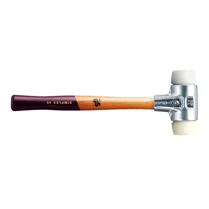 HALDER Simplex-Schonhammer Superplastik / Nylon, Alugehäuse Durchmesser: 60 mm Versand Am Gleichen Tag