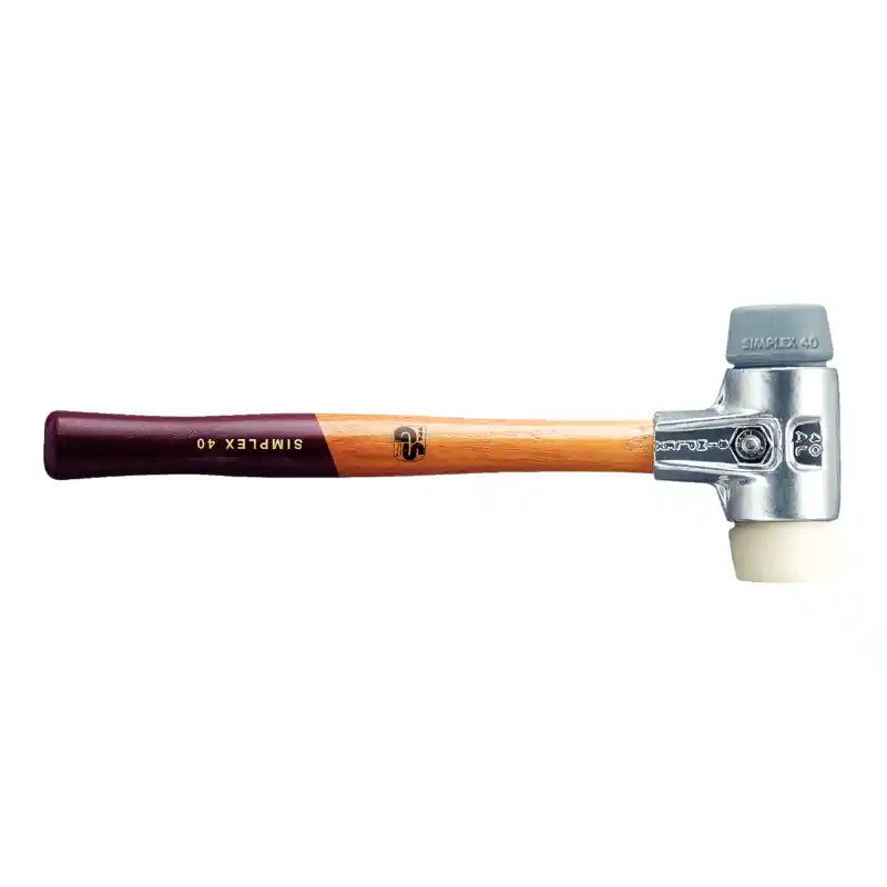 Letzte Chance HALDER Simplex-Schonhammer TPE-mid / Nylon, Alugehäuse Durchmesser: 60 mm