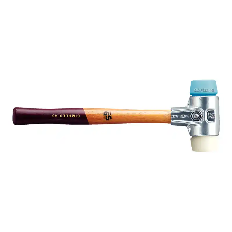 Bestseller HALDER Simplex-Schonhammer TPE-soft / Nylon, Alugehäuse Durchmesser: 60 mm
