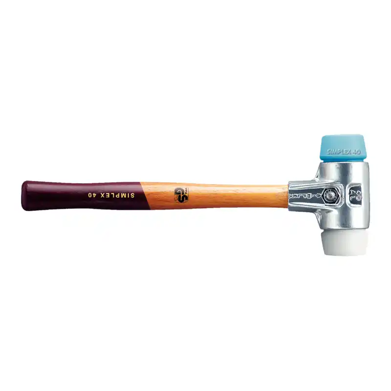HALDER Simplex-Schonhammer TPE-soft Superplastik Alugehäuse Durchmesser: 60 mm Kracherpreis