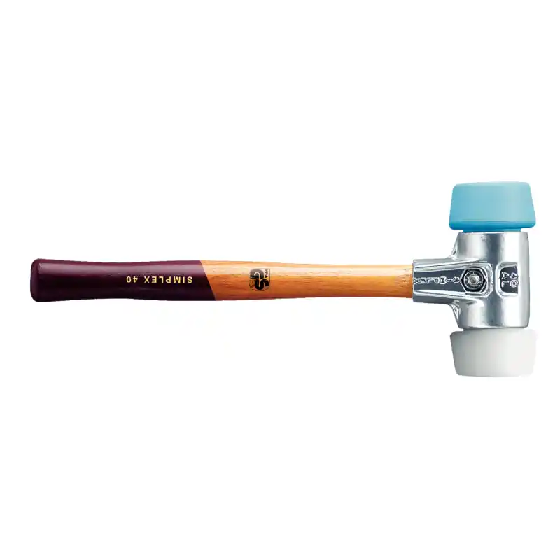 HALDER Simplex-Schonhammer TPE-soft / Superplastik, Ø 50:40 mm, Aluminiumgehäuse Sofort Bestellen
