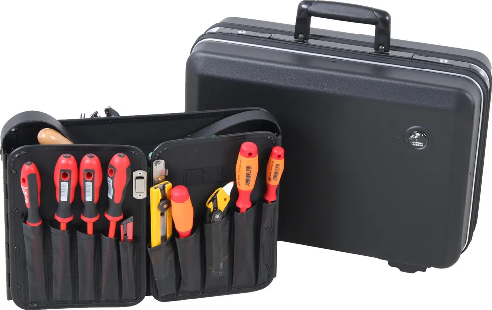 HEPCO & BECKER Werkzeugkoffer ABS CLASSIC mit Wing Werkzeugtafel 490x200x370 mm Kracherpreis