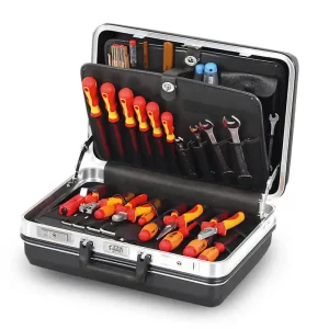 Expressversand HEPCO & BECKER Werkzeugkoffer ABS BUDGET, inkl. Zahlenschloss, 490 x 180 x 370 mm