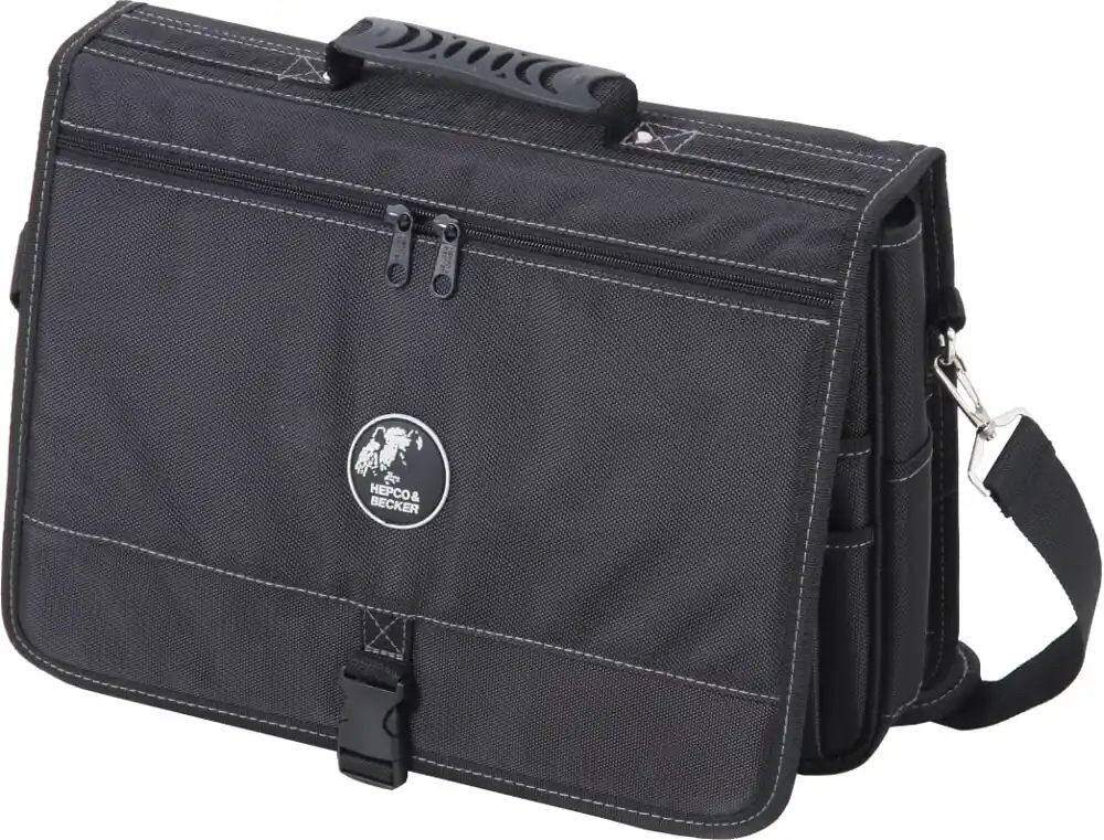Preisreduziert HEPCO & BECKER Techniker-Kombitasche POLYTEX für Laptop und Werkzeug 390 x 300 x 100 mm