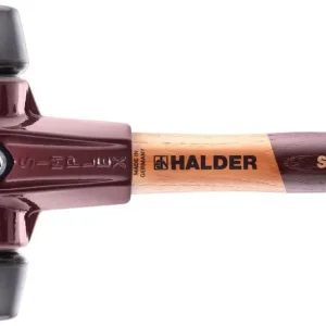 Echt HALDER Simplex-Schonhammer Gummi, Ø 80 mm, kurzer Stiel, Ø 80 / Stiel 230 mm Durchmesser: 80 mm
