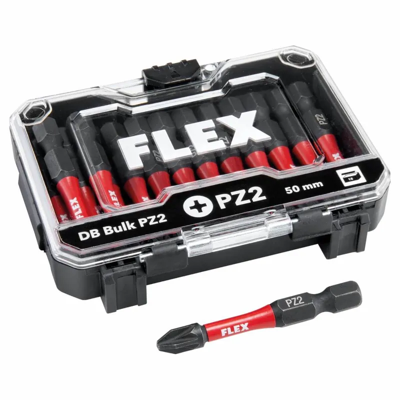 Günstig FLEX Bitset DB Bulk PZ2, 50 mm, 15 Stück