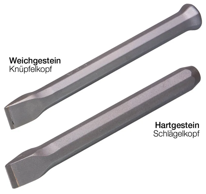 Ausverkauf J. König Schlageisen REXID Weichgestein, Achtkant Schneidenbreite: 50 mm