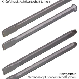 Must-Have J. König Schrifteisen REXID Weichgestein, Achtkant Schneidenbreite: 16 mm
