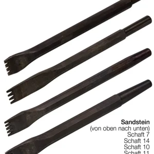 Markenprodukt J. König Druckluft-Zahneisen 240 mm Schneidenbreite: 18 mm, Stahlstärke 14 mm