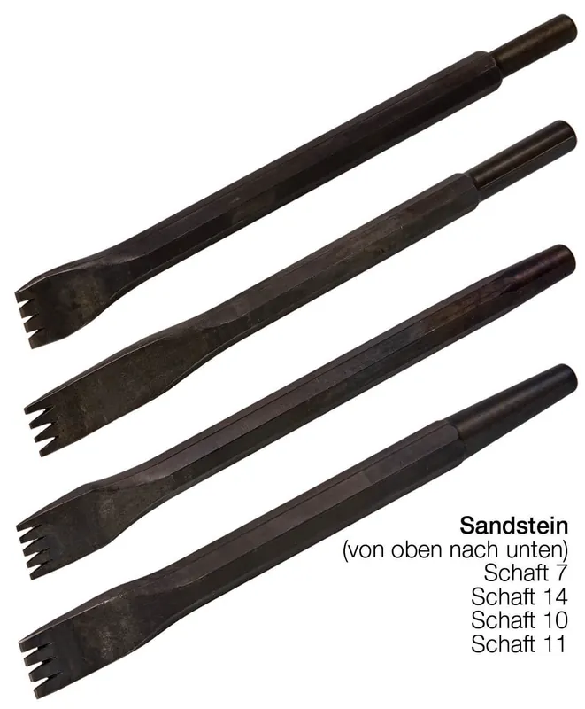 Markenprodukt J. König Druckluft-Zahneisen 240 mm Schneidenbreite: 18 mm, Stahlstärke 14 mm