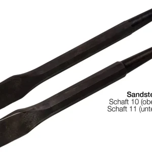 J. König Druckluft-Schlageisen Sandstein  Schneidenbreite: 30 mm, Schaftform 10 Billig