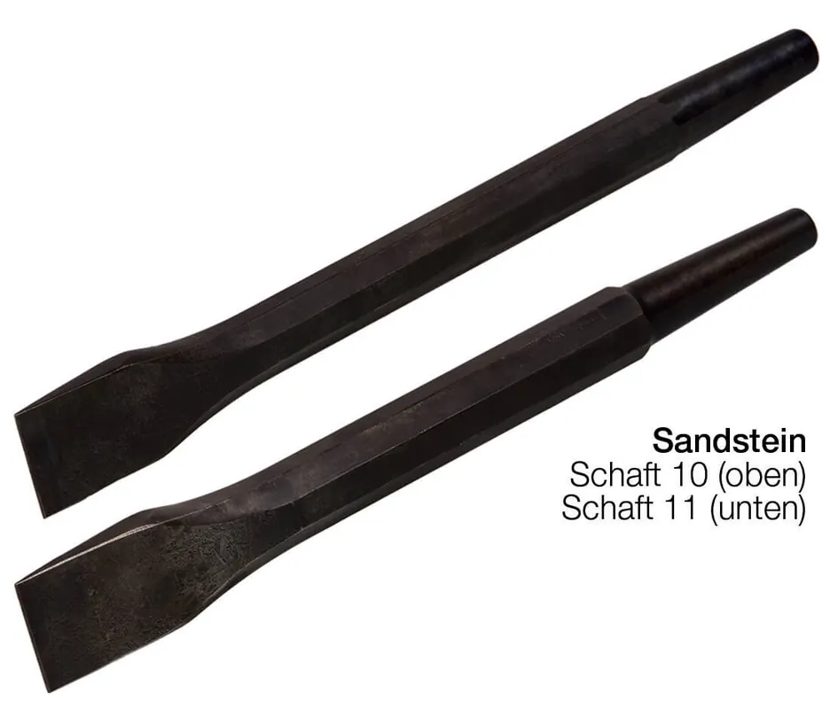 J. König Druckluft-Schlageisen Sandstein Schneidenbreite: 30 mm, Schaftform 10 Billig