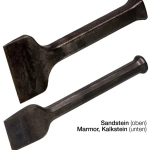 J. König Scharriereisen Marmor/Kalkstein Schneidenbreite: 55 - 60 mm Ausverkauf