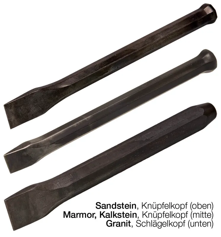 Must-Have J. König Schlageisen Sandstein, Achtkant Schneidenbreite: 35 mm