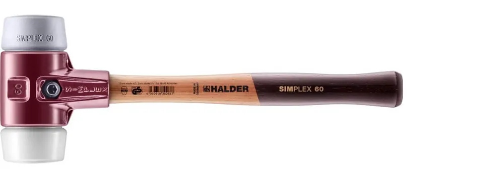 HALDER Simplex-Vorschlaghammer TPE-mid / Superplastik, Ø 80 mm Knallerangebot