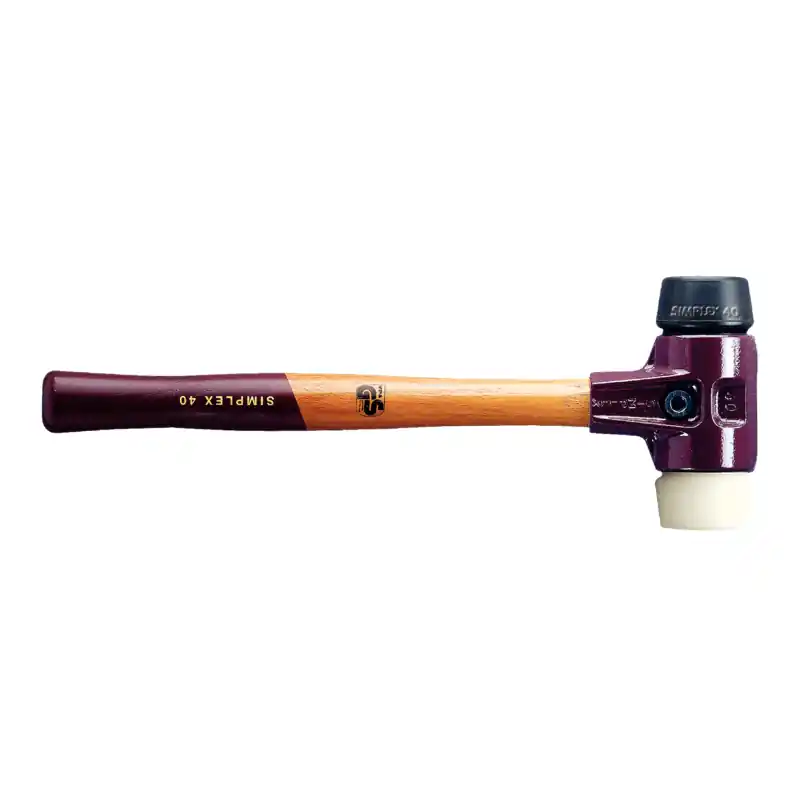 HALDER Simplex-Schonhammer Gummi / Nylon Durchmesser: 80 mm Sonderangebot