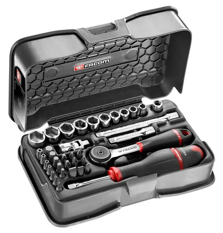 Solange Der Vorrat Reicht FACOM Steckschlüssel-Set 37-tlg 1/4 Zoll R.161B