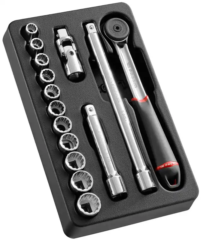 Top-Seller FACOM Modul - Steckschlüssel 1/2 Zoll 15-tlg MOD.S161-112U