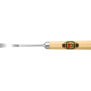 Finale Aktion Kirschen Bildhauerbeitel gekröpft, linksschräg, Stich 4 Breite: 12 mm