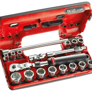 Super-Preis FACOM Steckschlüssel-Set 3/8 Zoll D-Box