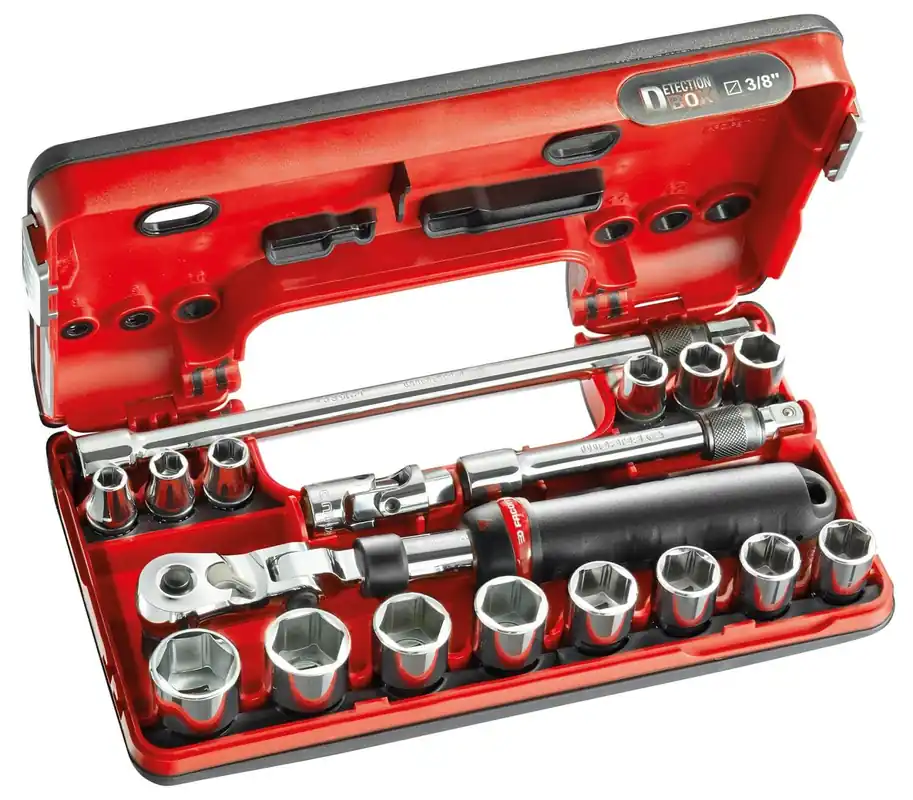 Super-Preis FACOM Steckschlüssel-Set 3/8 Zoll D-Box