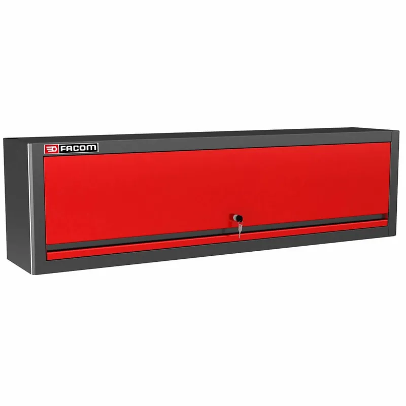 Aktuell FACOM Aufsatzunterschrank doppelt, geschlossen, schwarz/rot