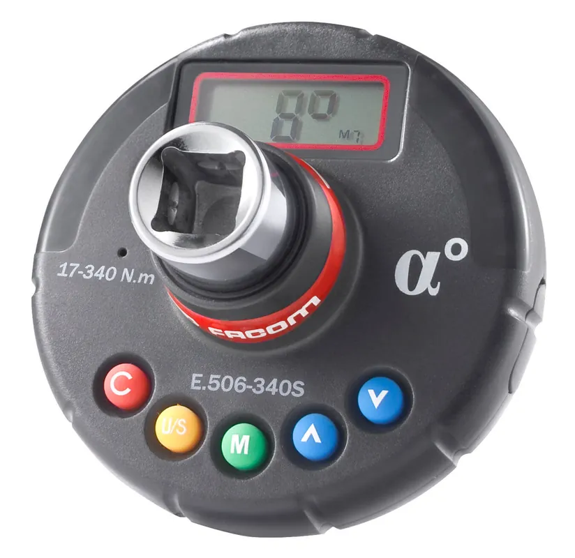 Beliebt FACOM Drehmoment-Winkel-Adapter elektronisch 340 Nm Drehmoment: 17 - 340 Nm