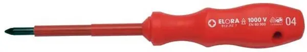 Sonderangebot ELORA VDE-Schraubendreher Pozidriv ELORA-912-PZ Größe: PZ 4