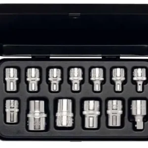Versand Am Gleichen Tag ELORA Steckschlüssel-Satz 3/8+1/2 TORX® 13-teilig ELORA-877-TXE 5 - 24 mm