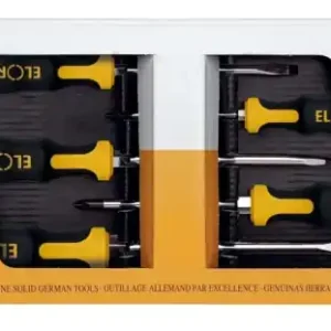 Sonderangebot ELORA Schraubendreher-Satz 5-teilig ELORA-582 S5-K-2 Schlitz und Kreuzschlitz