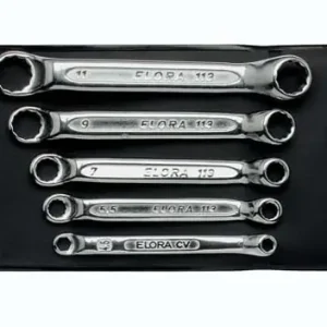 Begrenztes Angebot ELORA Doppelringschlüssel-Satz 3-teilig ELORA-113S 3M extra kurz 4 - 11 mm