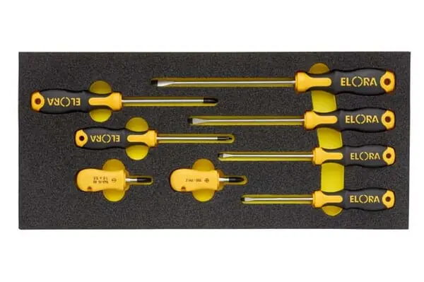 Angebot ELORA QUATROLIT® 2K-Schraubendreher-Satz 8-teilig Modul ELORA-OMS-11