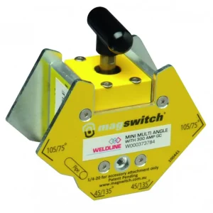 Sonderaktion ELMAG Magnet-Schweißwinkel-Polklemme Mini Multi Winkel 300 A