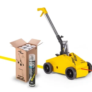 a.m.p.e.r.e. Traffic extra Paint XL Set (1 KT + 1 Smart Striper)  Farbe: grau Sonderangebot