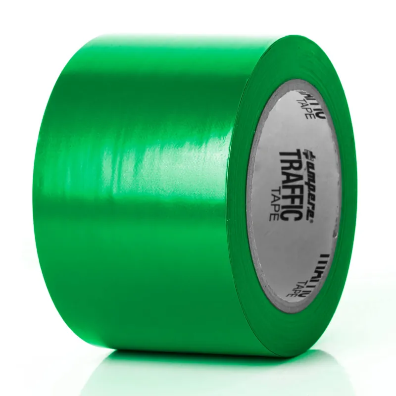 a.m.p.e.r.e. Bodenmarkierungsband Traffic Tape Standard 0,15 mm, 33 m Typ: Breite 75 mm grün Finale Aktion